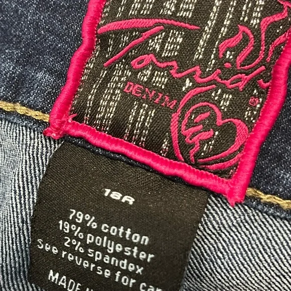 Torrid jeans women’s 18R plus size stretch straight skinny plus size - Picture 6 of 11